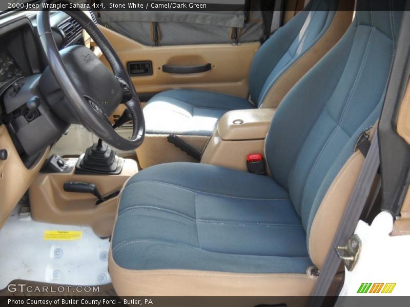  2000 Wrangler Sahara 4x4 Camel/Dark Green Interior