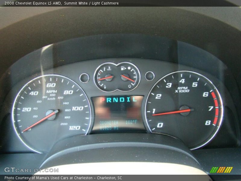 Summit White / Light Cashmere 2008 Chevrolet Equinox LS AWD