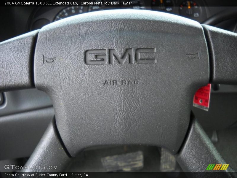 Carbon Metallic / Dark Pewter 2004 GMC Sierra 1500 SLE Extended Cab