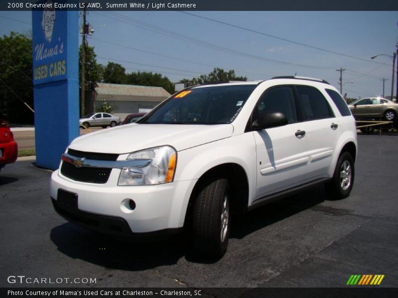 Summit White / Light Cashmere 2008 Chevrolet Equinox LS AWD