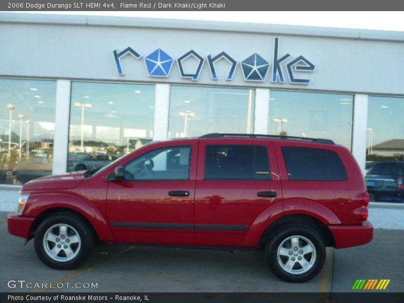 Flame Red / Dark Khaki/Light Khaki 2006 Dodge Durango SLT HEMI 4x4