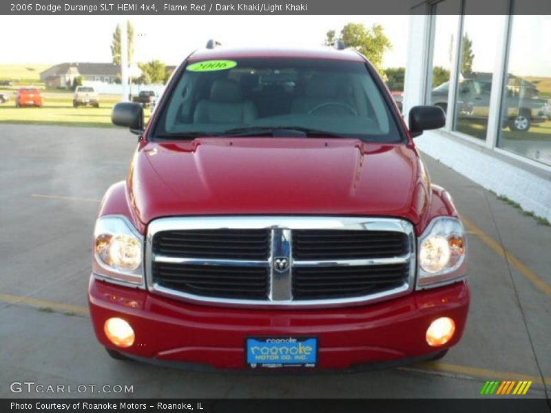 Flame Red / Dark Khaki/Light Khaki 2006 Dodge Durango SLT HEMI 4x4
