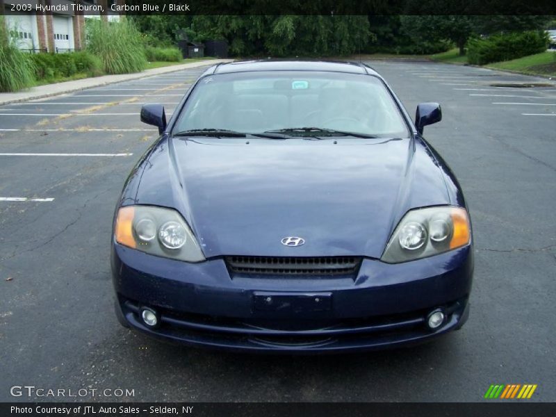 Carbon Blue / Black 2003 Hyundai Tiburon