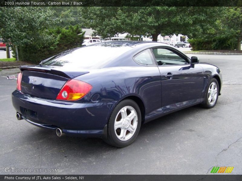 Carbon Blue / Black 2003 Hyundai Tiburon
