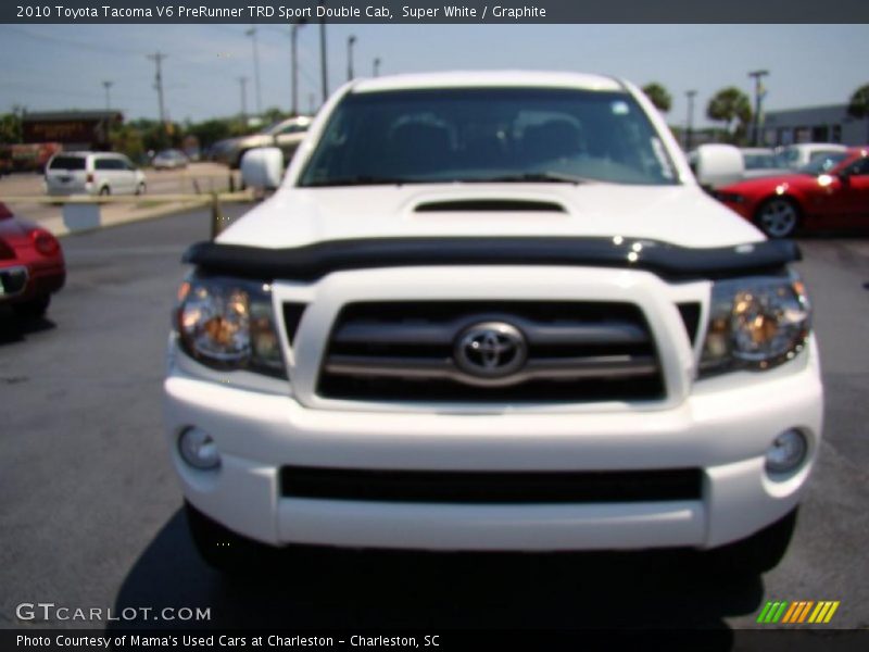 Super White / Graphite 2010 Toyota Tacoma V6 PreRunner TRD Sport Double Cab