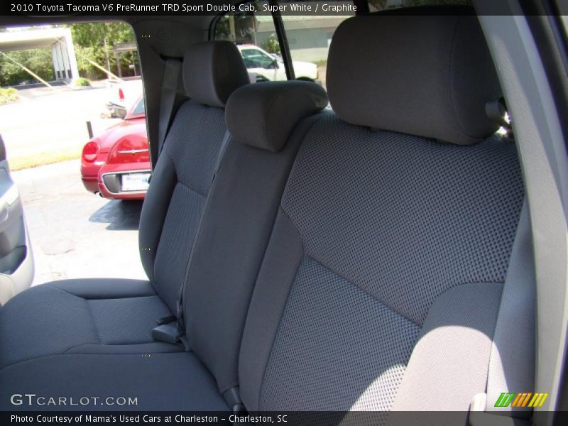 Super White / Graphite 2010 Toyota Tacoma V6 PreRunner TRD Sport Double Cab