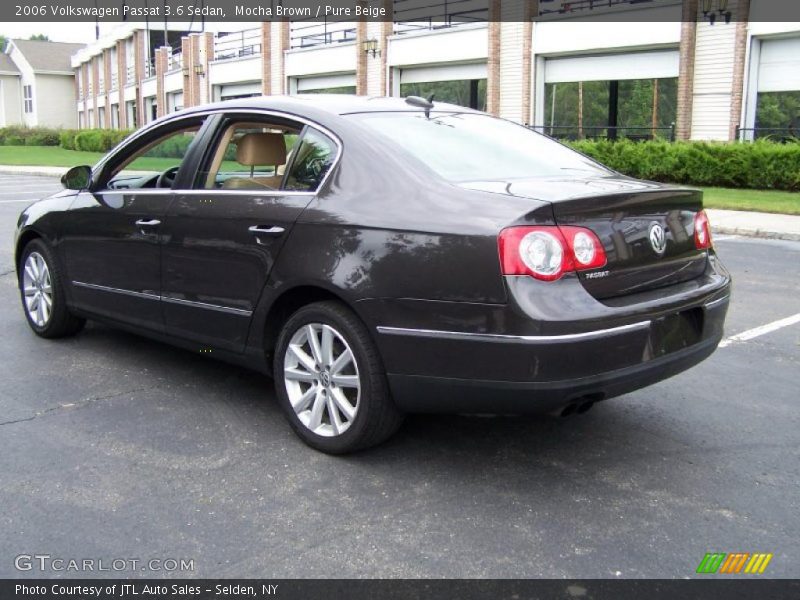 Mocha Brown / Pure Beige 2006 Volkswagen Passat 3.6 Sedan