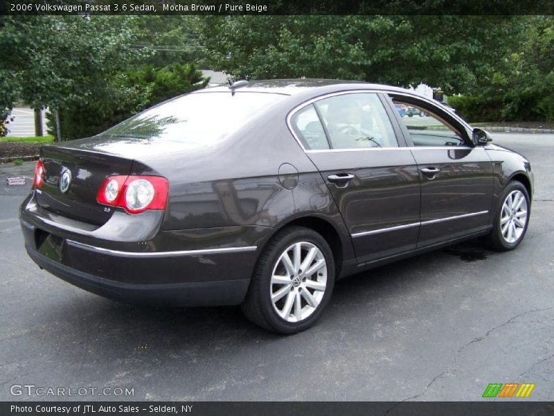 Mocha Brown / Pure Beige 2006 Volkswagen Passat 3.6 Sedan