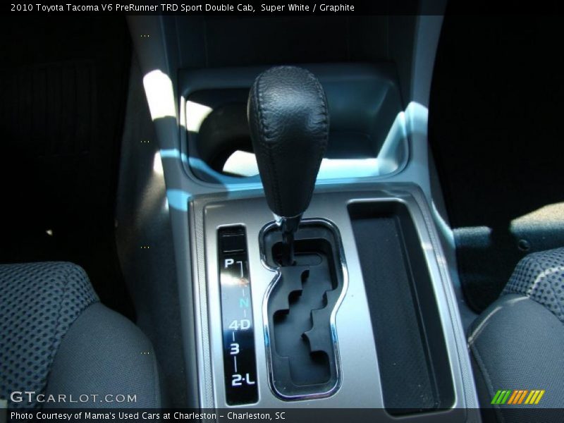 Super White / Graphite 2010 Toyota Tacoma V6 PreRunner TRD Sport Double Cab