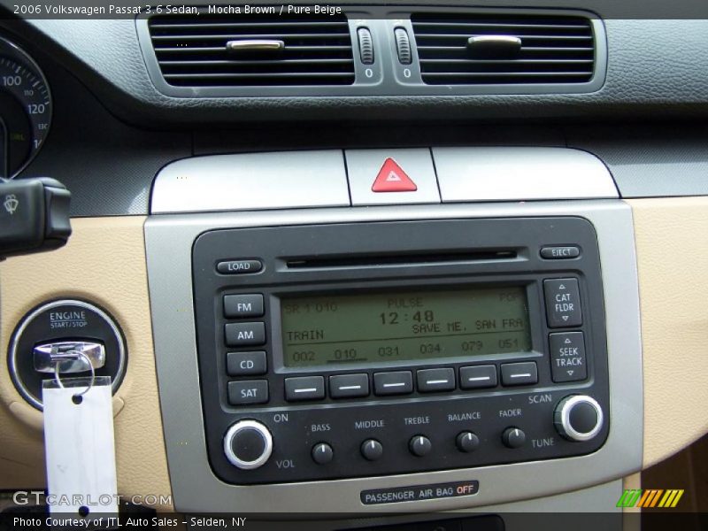 Mocha Brown / Pure Beige 2006 Volkswagen Passat 3.6 Sedan