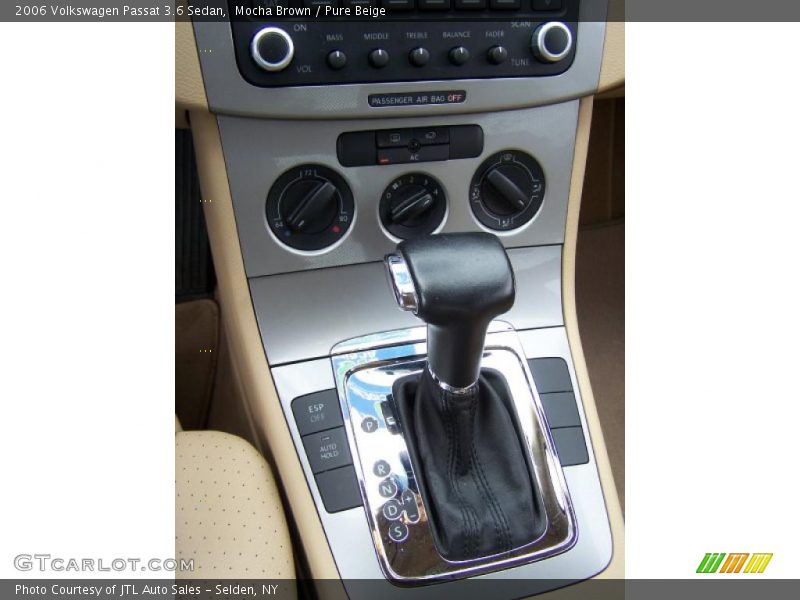 Mocha Brown / Pure Beige 2006 Volkswagen Passat 3.6 Sedan
