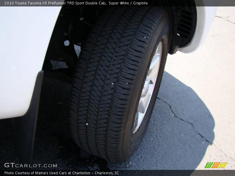 Super White / Graphite 2010 Toyota Tacoma V6 PreRunner TRD Sport Double Cab