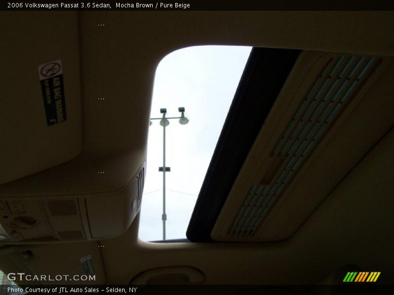 Mocha Brown / Pure Beige 2006 Volkswagen Passat 3.6 Sedan