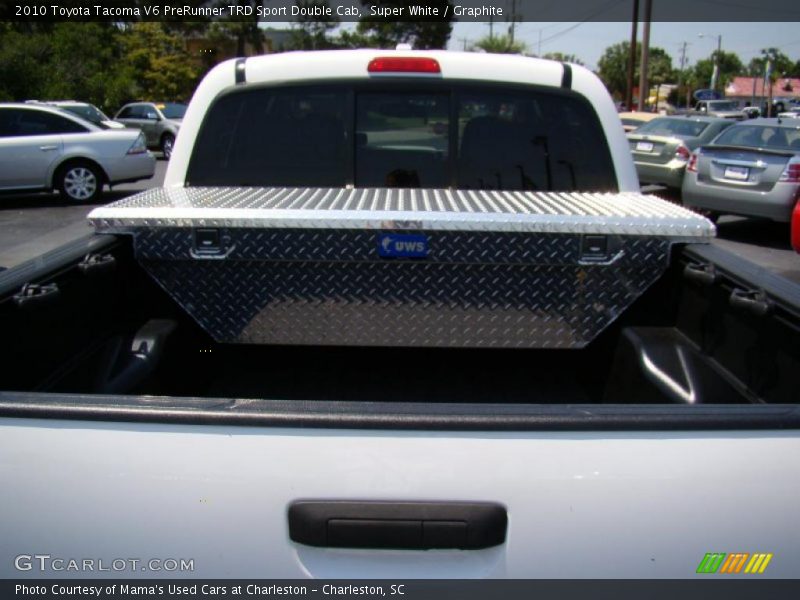 Super White / Graphite 2010 Toyota Tacoma V6 PreRunner TRD Sport Double Cab