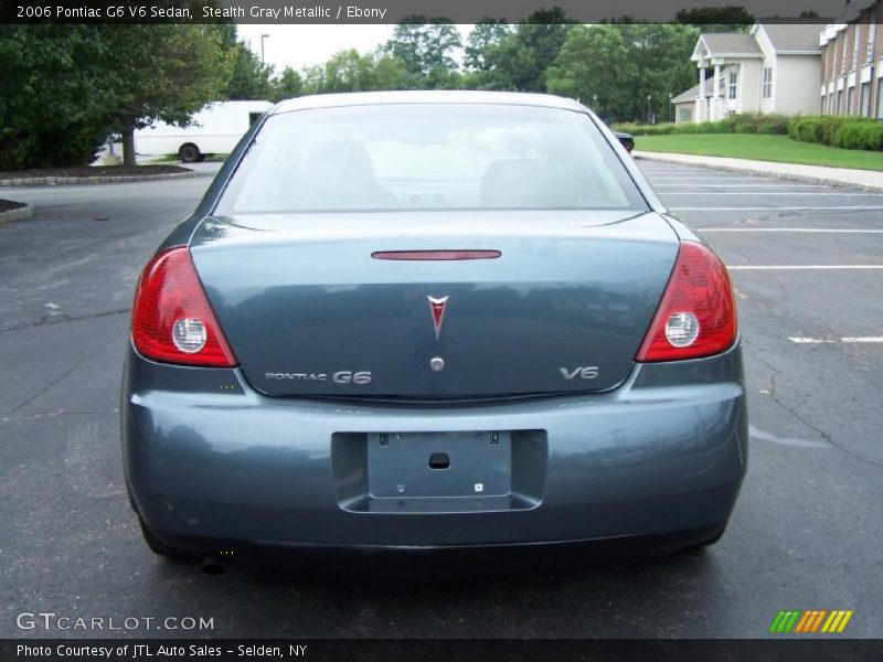 Stealth Gray Metallic / Ebony 2006 Pontiac G6 V6 Sedan