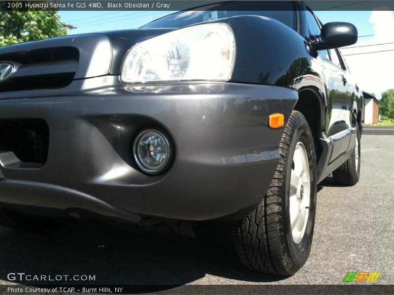 Black Obsidian / Gray 2005 Hyundai Santa Fe GLS 4WD