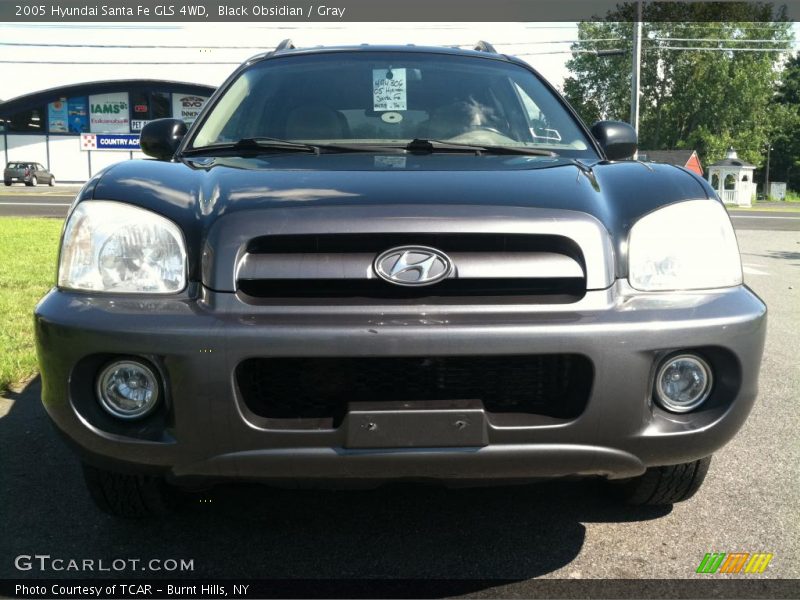 Black Obsidian / Gray 2005 Hyundai Santa Fe GLS 4WD