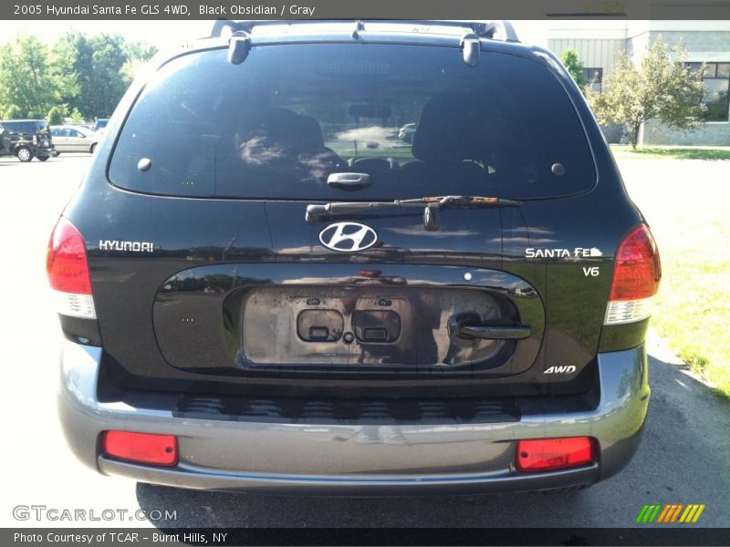 Black Obsidian / Gray 2005 Hyundai Santa Fe GLS 4WD
