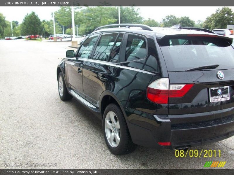 Jet Black / Black 2007 BMW X3 3.0si