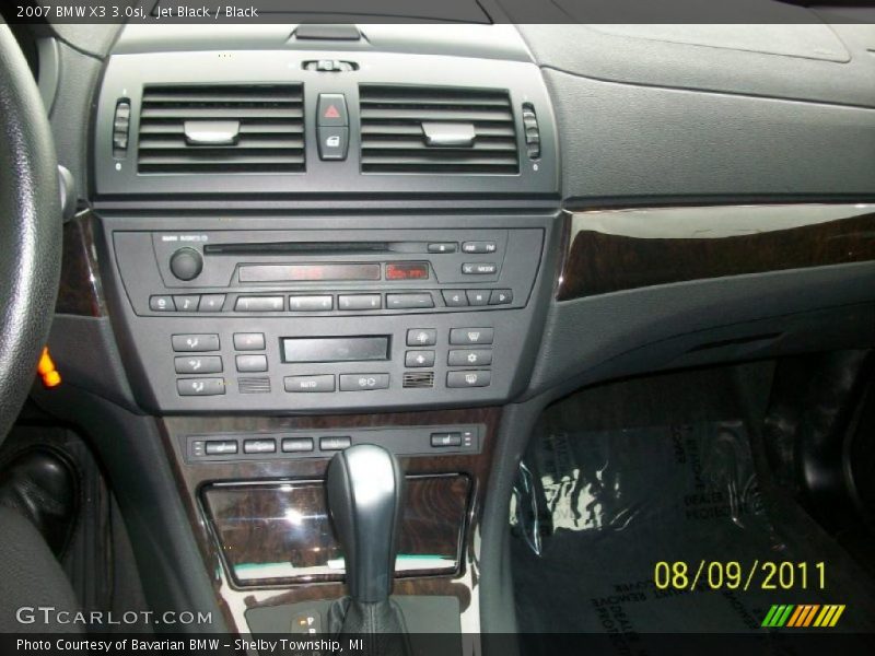 Jet Black / Black 2007 BMW X3 3.0si
