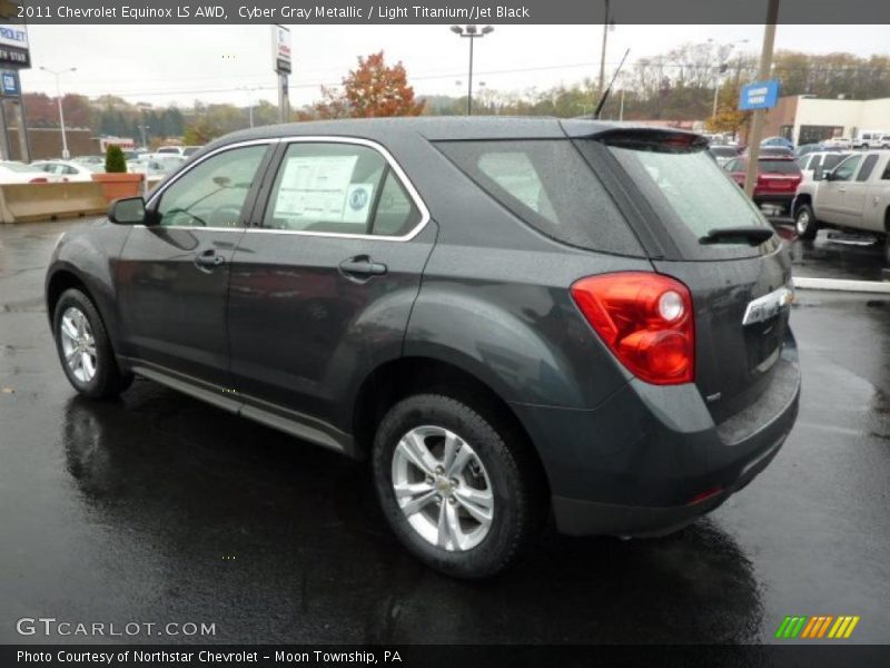 Cyber Gray Metallic / Light Titanium/Jet Black 2011 Chevrolet Equinox LS AWD