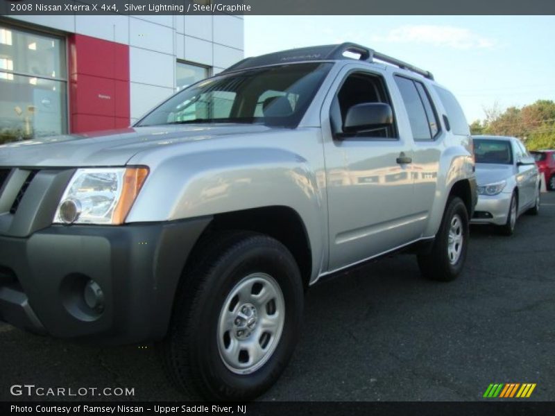 Silver Lightning / Steel/Graphite 2008 Nissan Xterra X 4x4