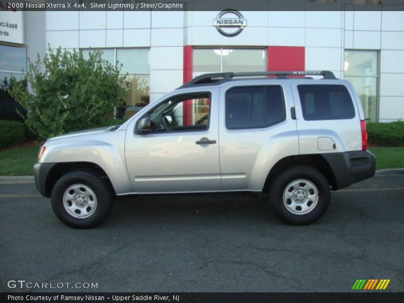 Silver Lightning / Steel/Graphite 2008 Nissan Xterra X 4x4