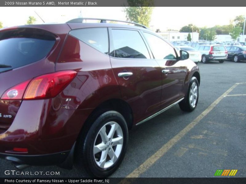 Merlot Metallic / Black 2009 Nissan Murano S AWD