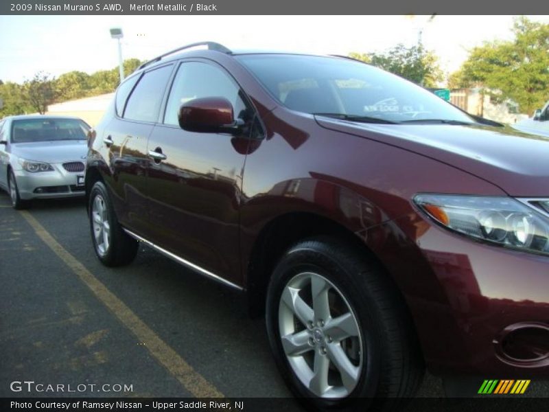 Merlot Metallic / Black 2009 Nissan Murano S AWD