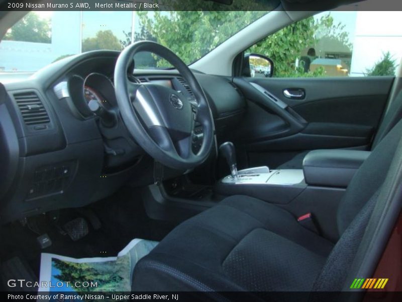 Merlot Metallic / Black 2009 Nissan Murano S AWD