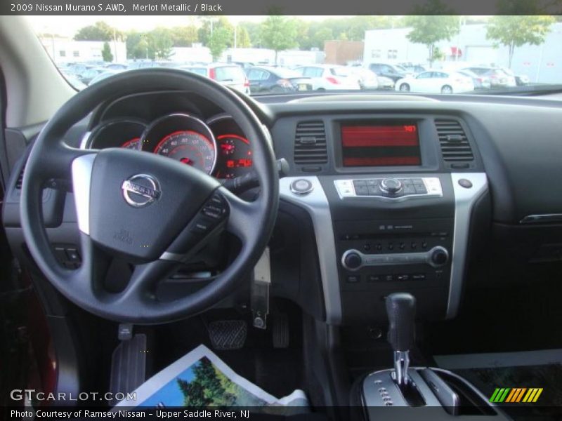 Merlot Metallic / Black 2009 Nissan Murano S AWD
