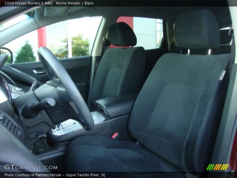 Merlot Metallic / Black 2009 Nissan Murano S AWD