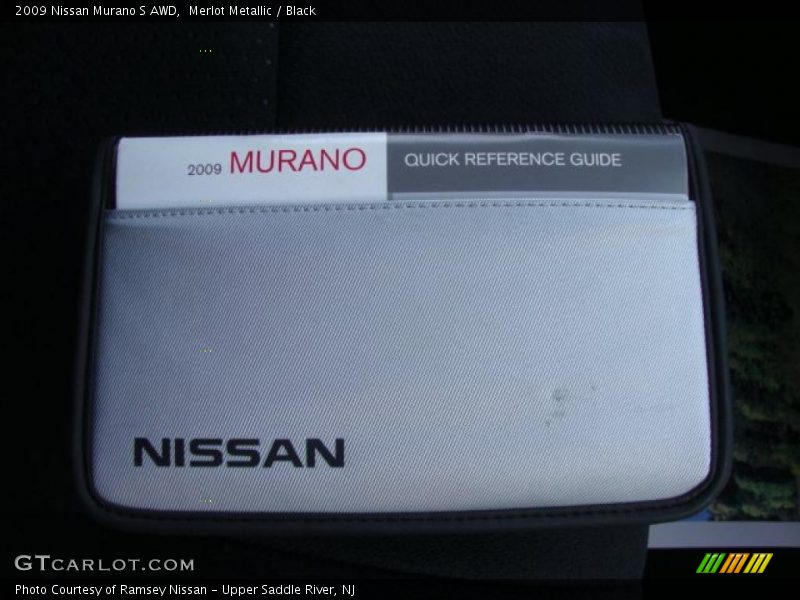 Merlot Metallic / Black 2009 Nissan Murano S AWD