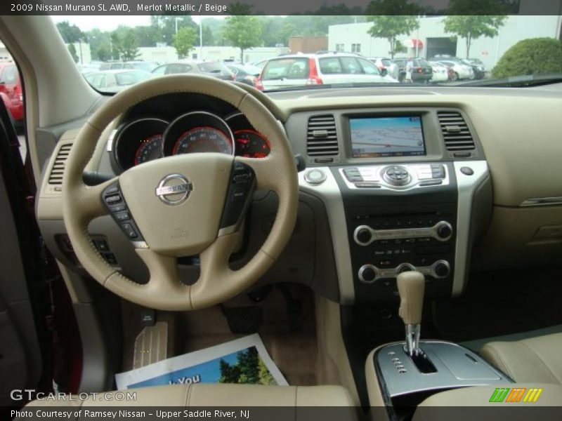 Merlot Metallic / Beige 2009 Nissan Murano SL AWD