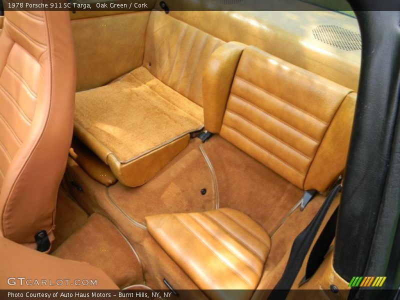 Rear Seat of 1978 911 SC Targa