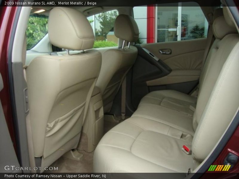 Merlot Metallic / Beige 2009 Nissan Murano SL AWD