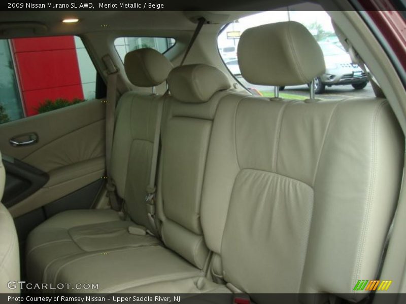 Merlot Metallic / Beige 2009 Nissan Murano SL AWD