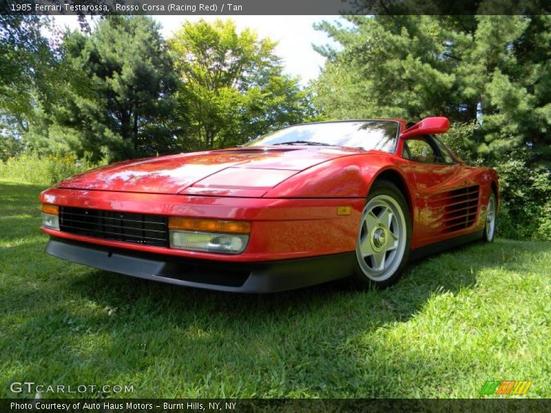 Rosso Corsa (Racing Red) / Tan 1985 Ferrari Testarossa