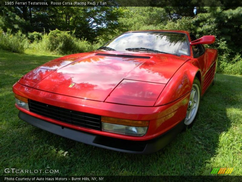 Rosso Corsa (Racing Red) / Tan 1985 Ferrari Testarossa