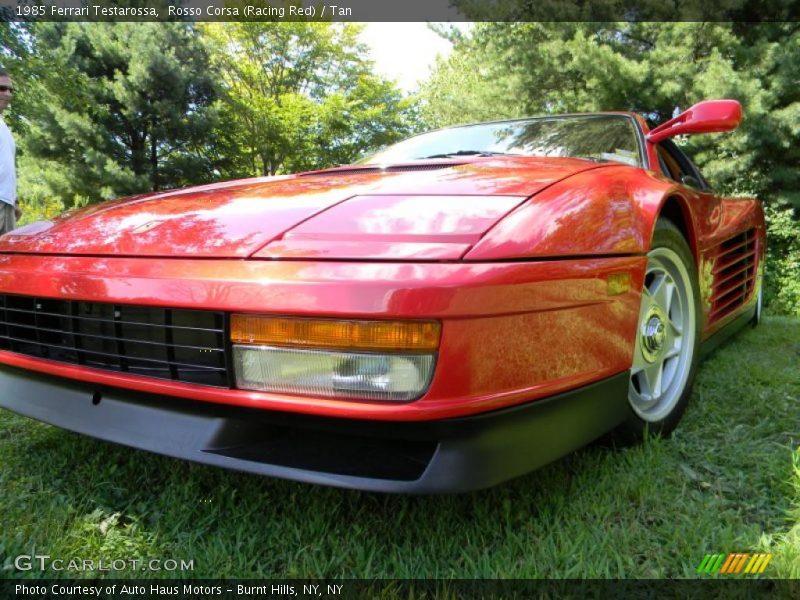 Rosso Corsa (Racing Red) / Tan 1985 Ferrari Testarossa