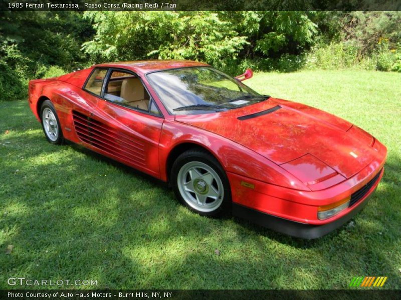 Rosso Corsa (Racing Red) / Tan 1985 Ferrari Testarossa