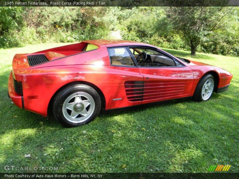 Rosso Corsa (Racing Red) / Tan 1985 Ferrari Testarossa