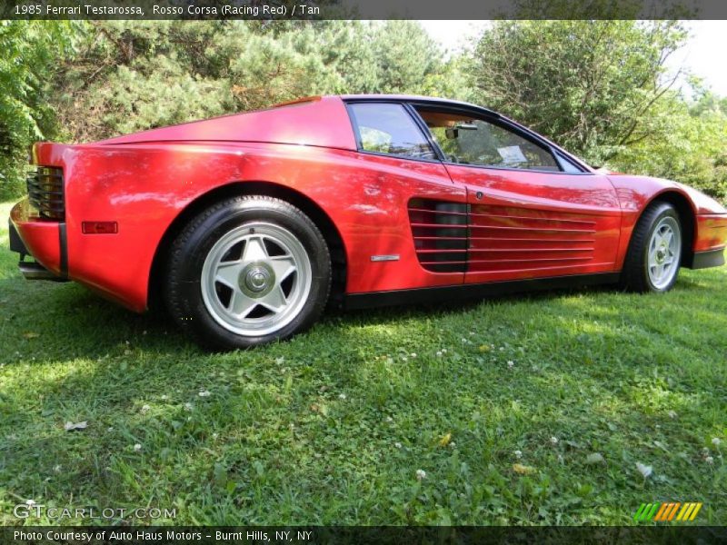 Rosso Corsa (Racing Red) / Tan 1985 Ferrari Testarossa