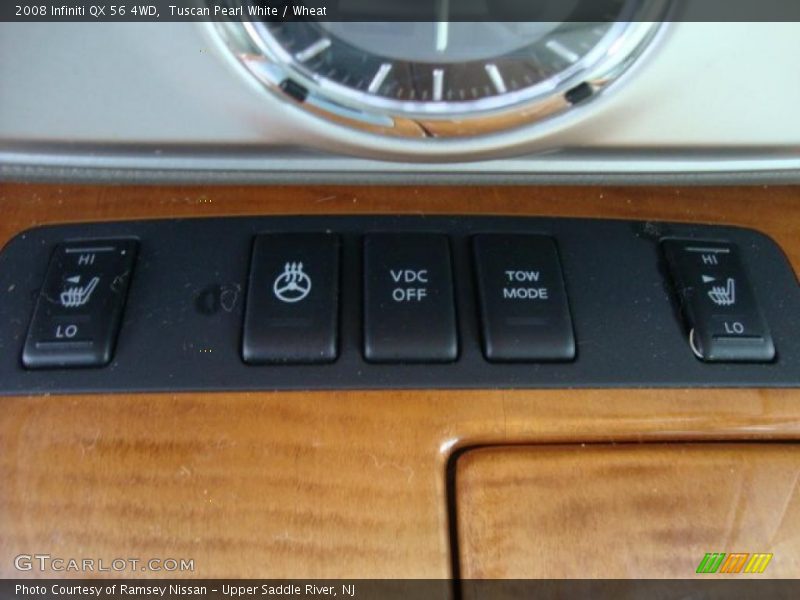 Tuscan Pearl White / Wheat 2008 Infiniti QX 56 4WD