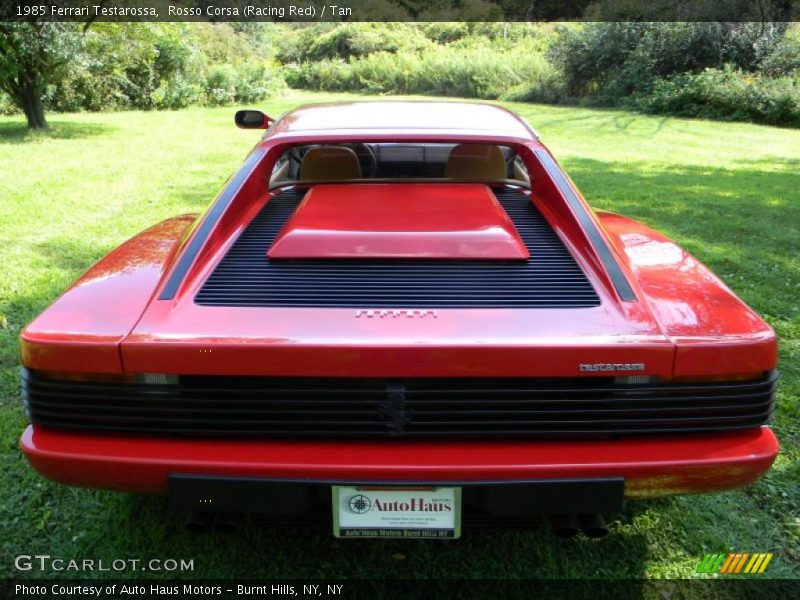 Rosso Corsa (Racing Red) / Tan 1985 Ferrari Testarossa