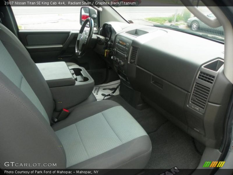 Radiant Silver / Graphite Black/Titanium 2007 Nissan Titan SE King Cab 4x4