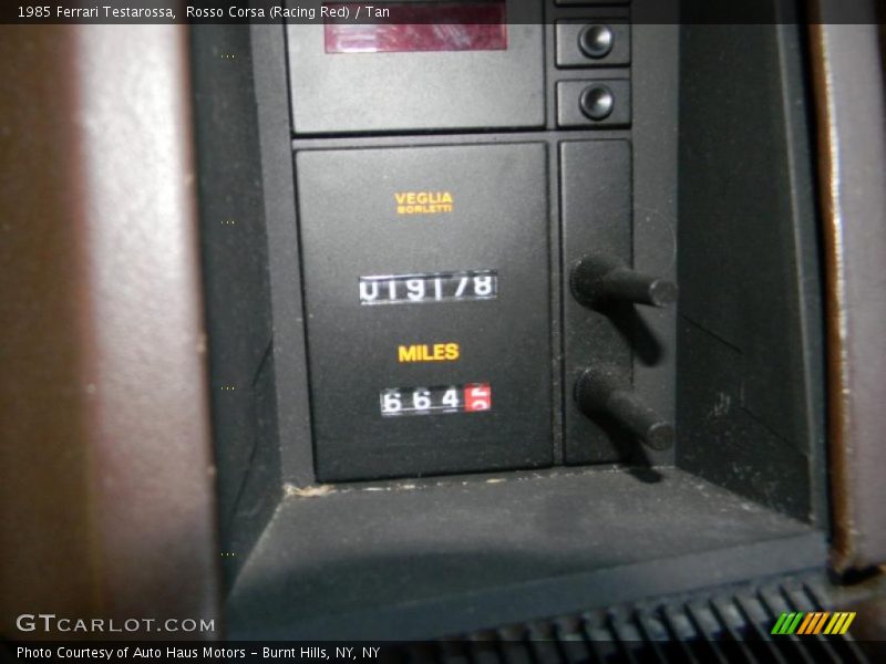 Rosso Corsa (Racing Red) / Tan 1985 Ferrari Testarossa