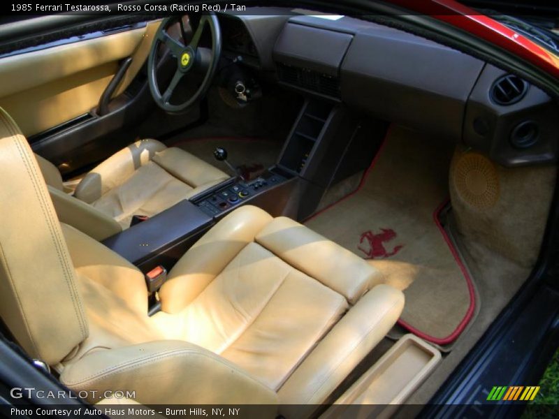 Rosso Corsa (Racing Red) / Tan 1985 Ferrari Testarossa