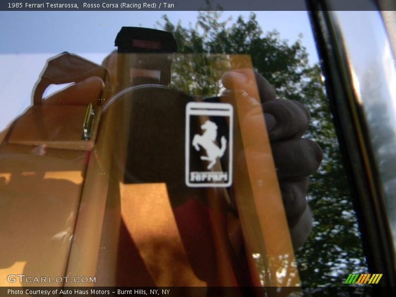 Rosso Corsa (Racing Red) / Tan 1985 Ferrari Testarossa