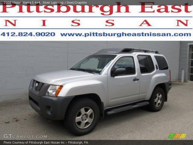 Silver Lightning / Steel/Graphite 2008 Nissan Xterra S 4x4